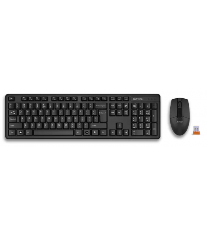 Kit Mouse + Tastatura A4TECH GK-3+G3-330M Black